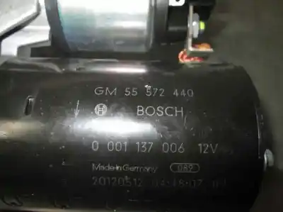 Pezzo di ricambio per auto di seconda mano motorino di avviamento per opel corsa d selective riferimenti oem iam 55566800 001137006 gm55572440