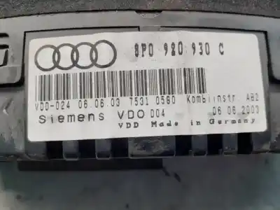 Автозапчастина б/у панель інструментів для audi a3 (8p) 2.0 tdi ambiente посилання на oem iam 8p0920930c  