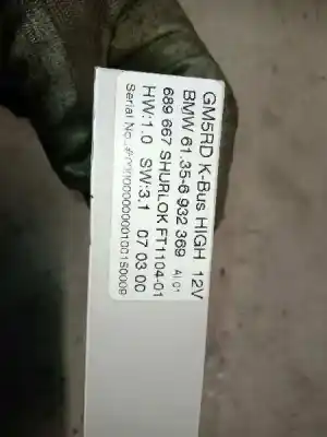 Second-hand car spare part light control unit for bmw serie 3 berlina (e46) 320d oem iam references   6932369