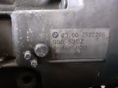 Pièce détachée automobile d'occasion boîte de vitesses pour bmw serie 5 berlina (e60) 530d références oem iam gs6-53dz hgd gs6-53dz