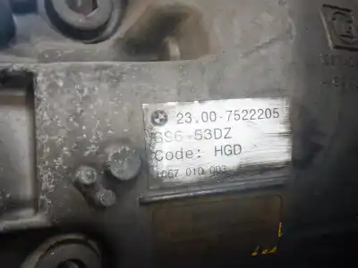 Pièce détachée automobile d'occasion boîte de vitesses pour bmw serie 5 berlina (e60) 530d références oem iam gs6-53dz hgd gs6-53dz