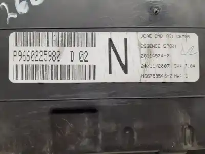 Peça sobressalente para automóvel em segunda mão quadrante por citroen c2 vtr referências oem iam 9660225980  