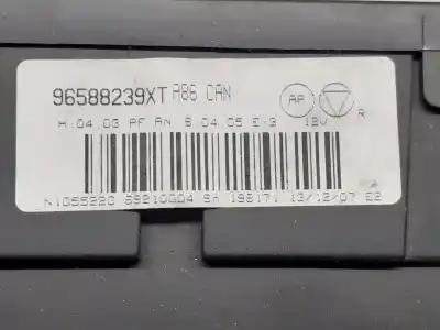 Second-hand car spare part climate control for citroen c2 vtr oem iam references 96588239xt  