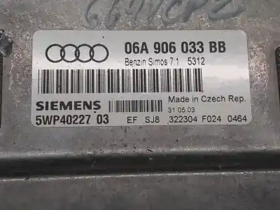 Автозапчасти б/у блок управления двигателем за audi a3 (8p) 1.6 ambiente ссылки oem iam 06a906033bb  