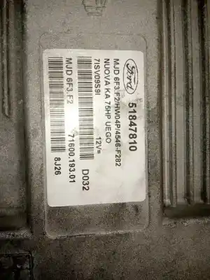 Second-hand car spare part ecu engine control for ford ka (ccu) titanium oem iam references 51847810  