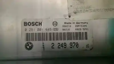 Second-hand car spare part ecu engine control for bmw serie 3 berlina (e46) 320d oem iam references  0281001445 2249970