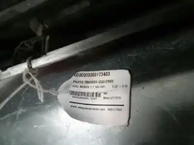 Second-hand car spare part left tailgate light for opel meriva b 1.7 16v cdti oem iam references   