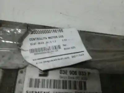 Second-hand car spare part ecu engine control for seat ibiza (6l1) 1.2 oem iam references  03e906033p 