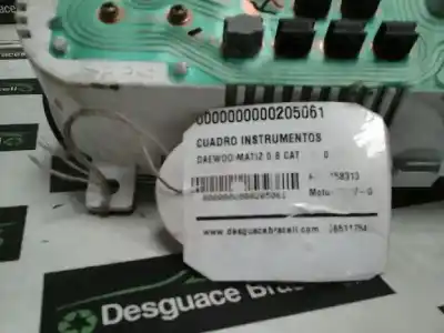 Second-hand car spare part dashboard for daewoo matiz 0.8 cat oem iam references eixh180059  96527397