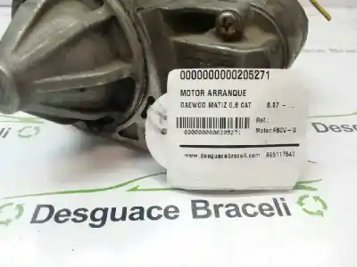 Peça sobressalente para automóvel em segunda mão motor de arranque por daewoo matiz 0.8 cat referências oem iam  96518887 