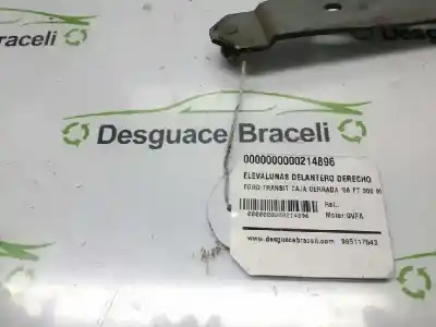 Second-hand car spare part passenger side right window regulator for ford transit combi ´06 ft 300 largo oem iam references   