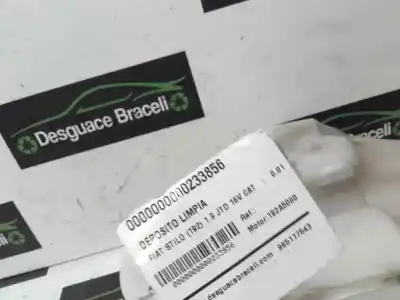 Peça sobressalente para automóvel em segunda mão depósito do limpa vidros por fiat stilo (192) 1.9 multijet 140 m.schumacher referências oem iam   