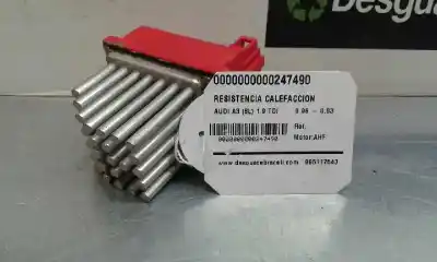 İkinci el araba yedek parçası isitma direnci için audi a3 (8l) 1.9 tdi oem iam referansları   1j0907521
