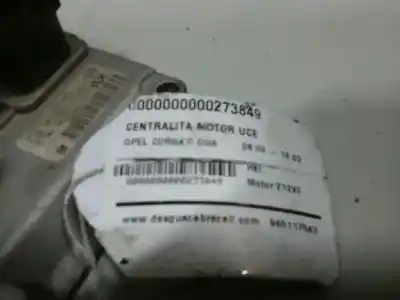 Second-hand car spare part ecu engine control for opel corsa c club oem iam references  0261207423 24443796