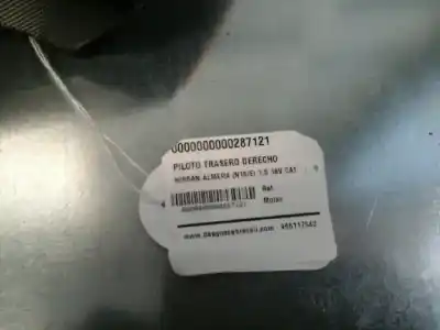 Gebrauchtes Autoersatzteil heckleuchte rechts zum nissan almera (n16/e) 1.5 16v cat oem-iam-referenzen   