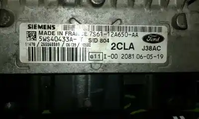 Second-hand car spare part ecu engine control for ford fiesta (cbk) fun oem iam references 1303232 5ws40433a 7s6112a65aa