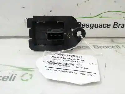 Pezzo di ricambio per auto di seconda mano resistenza al riscaldamento per peugeot 206 berlina 1.4 hdi riferimenti oem iam   