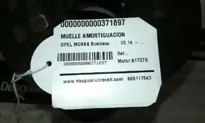 Автозапчастина б/у демпфуюча песна для opel mokka business посилання на oem iam   95107103
