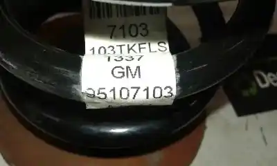 Peça sobressalente para automóvel em segunda mão mola de suspensão por opel mokka business referências oem iam   95107103