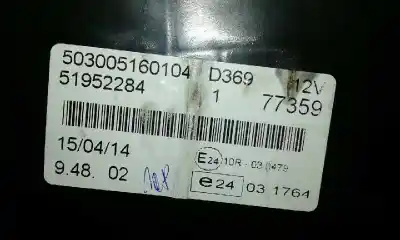 Second-hand car spare part dashboard for fiat doblo cargo basis kasten oem iam references 503005160104 d369 51952284