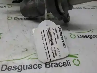 Peça sobressalente para automóvel em segunda mão bomba de travões por opel meriva b cosmo referências oem iam 558202  