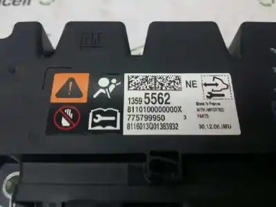 Second-hand car spare part airbag control unit for opel meriva b cosmo oem iam references  775799950 8110100000000x