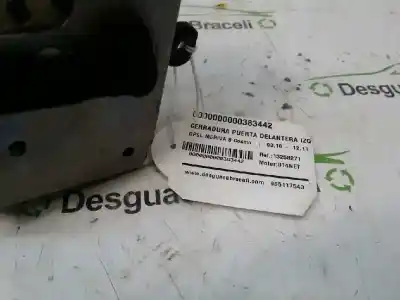 Peça sobressalente para automóvel em segunda mão fechadura da porta dianteira esquerda por opel meriva b cosmo referências oem iam   13258271