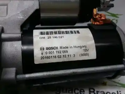 Peça sobressalente para automóvel em segunda mão motor de arranque por opel meriva b cosmo referências oem iam 55566800 00001192069 25196021