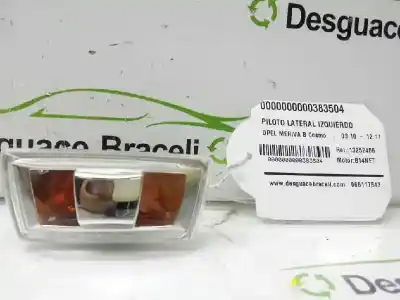 Second-hand car spare part left side light for opel meriva b cosmo oem iam references 13252455