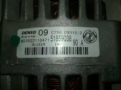 Pezzo di ricambio per auto di seconda mano alternatore per lancia ypsilon (402) 1.2 cat riferimenti oem iam  ms1022118471 51859038
