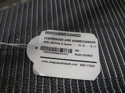 Second-hand car spare part air conditioning evaporator for opel meriva b cosmo oem iam references   