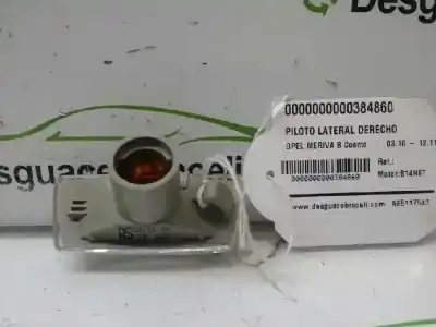 Second-hand car spare part right side light for opel meriva b cosmo oem iam references  13252455 13252456