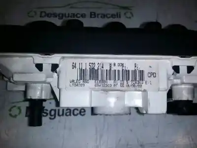 Peça sobressalente para automóvel em segunda mão comando de sofagem (chauffage / ar condicionado)  por mini mini (r50,r53) one referências oem iam 64111502212  64111502214