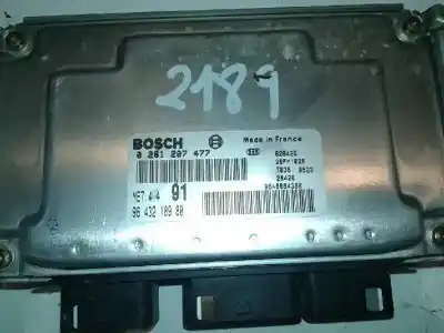 Second-hand car spare part ecu engine control for peugeot 206 cc cc oem iam references  9643218980 0261207477