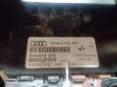 Second-hand car spare part climate control for audi a3 (8p) 2.0 tdi ambition (103kw) oem iam references 8p0820043h  