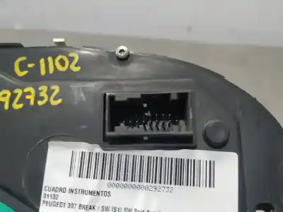 Автозапчастина б/у панель інструментів для peugeot 307 break / sw (s1) sw port aventura посилання на oem iam 9654485280 216775064  n1.z2.1.3.5