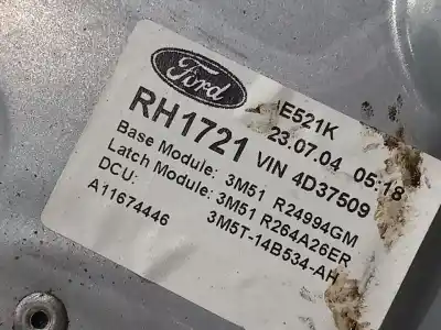 Автозапчастина б/у регулятор скла заднього правого для ford focus c-max (cap) trend (d) посилання на oem iam 3m51r24994gm