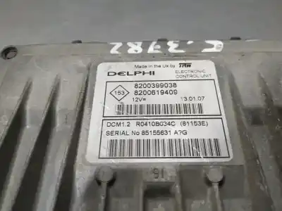Peça sobressalente para automóvel em segunda mão centralina de motor uce por renault clio iii emotion referências oem iam 8200399038 8200619409  n1.z2.4.7.4