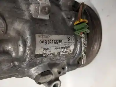Second-hand car spare part air conditioning compressor for citroen c3 hdi 70 furio oem iam references 9655191680  n1.z1.20.9.a