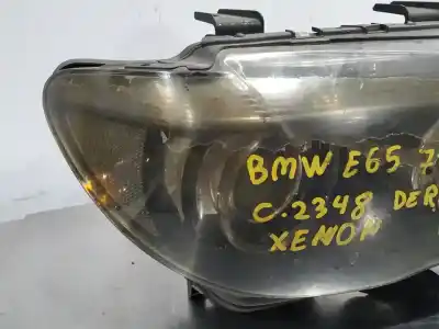Second-hand car spare part right headlight for bmw serie 7 (e65/e66) 730ld 218 cv / 160 kw oem iam references 1zs00904422  n1.z1.21.11.a