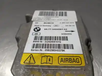 Peça sobressalente para automóvel em segunda mão centralina de airbag por bmw x3 (e83) 3.0d referências oem iam 3424581 65773424581 0285001870  n1.z2.4.5.3