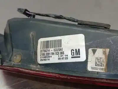 Second-hand car spare part interior rear right light for opel insignia berlina selective oem iam references 