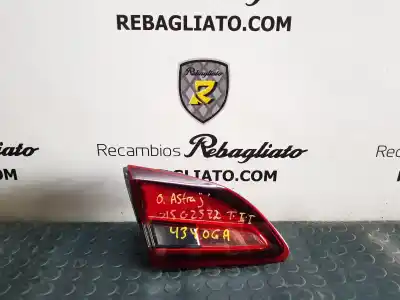 Автозапчастина б/у внутрішній лівий задній ліхар для opel astra j (p10) 1.4 turbo (68) посилання на oem iam 
