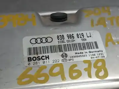 Автозапчасти б/у блок управления двигателем за audi a4 b6 avant (8e5) 1.9 tdi ссылки oem iam 038906019lj 0281011222  n1 z2.4.5.4