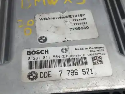 Peça sobressalente para automóvel em segunda mão centralina de motor uce por bmw x3 (e83) 2.0d referências oem iam 7796571 0281011564  n1.z2.4.1.4