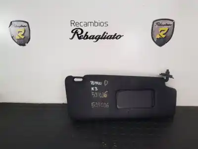 Second-hand car spare part right sunshade for bmw x3 (e83) 3.0d oem iam references 