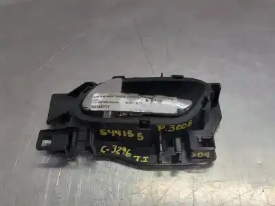 Second-hand car spare part interior left rear handle for peugeot 3008 premium oem iam references 9683446177