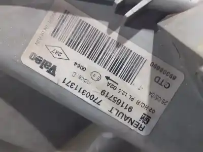 Second-hand car spare part left headlight for renault trafic combi (ab 4.01) 9 - plazas (l1h1) acristalado. combi corto 82 cv / 60 kw oem iam references 7700311371  n1.z1.34.2.m