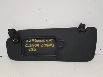 Peça sobressalente para automóvel em segunda mão pára-sol esquerdo por kia proceed ( ) gt line 120 cv / 88 kw referências oem iam   parasol.9