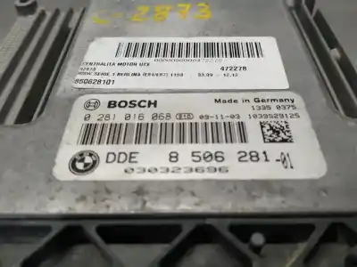 Second-hand car spare part ecu engine control for bmw serie 1 berlina (e81/e87) 116d oem iam references 850628101 0281016068